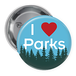 I Love Parks Buttons