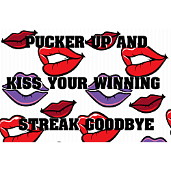 Winning Streak Corrugated Sign Front