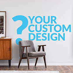 Wall decal applied to a business meeting room wall. 