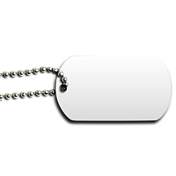 Navy Seal Dog Tag Back