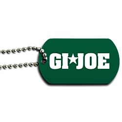 Gi Joe Dog Tag Front