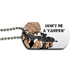 Gamer Handle Dog Tag Front