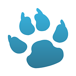 Dog Print Car Magnet