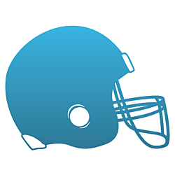 Football Helmet Car Magnet