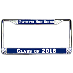 HS Chrome License Plate Frame