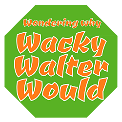 Wacky Walter Car Magnet