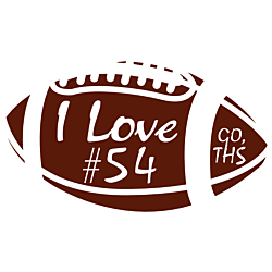 Personalized Football Car Magnet
