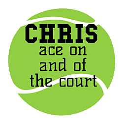 Custom Tennis Ball Decal