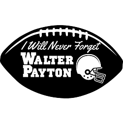I Will Never Forget Football Decal