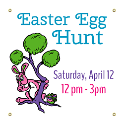 Easter Egg Hunt Vinyl Banner