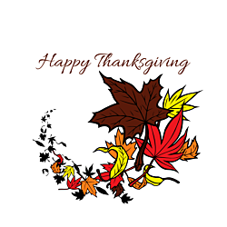 Thanksgiving Static Cling