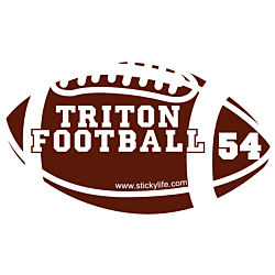HS Football Decal