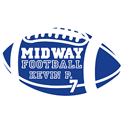 Midway Football Decal