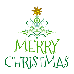 Christmas Tree Static Cling