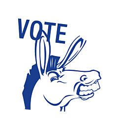 Georgia Vote Democrat Decal