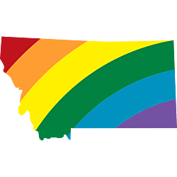 Montana LGBT Rainbow Decal