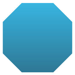 Octagon Car Magnet