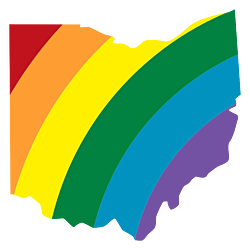 Ohio LGBT Rainbow Decal