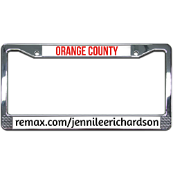 Real Estate Agent License Plate Frame
