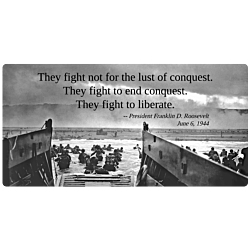 D-Day 75th Anniversary of Invasion of Normandy Rectangle Decal