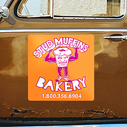 Square Car Magnet