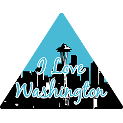 I Love Washington Decal