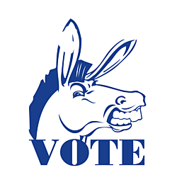Utah Vote Democrat Decal