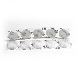 Adhesive velcro dots