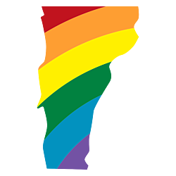 Vermont LGBT Rainbow Decal
